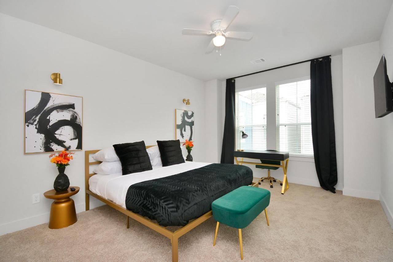 Emerald Palace - New, Modern 3Br Townhome Close To Downtown, Nrg, Med Ctr ฮูสตัน ภายนอก รูปภาพ