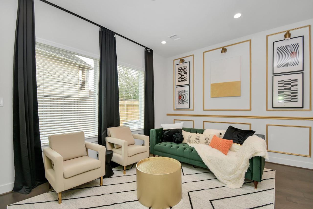 Emerald Palace - New, Modern 3Br Townhome Close To Downtown, Nrg, Med Ctr ฮูสตัน ภายนอก รูปภาพ